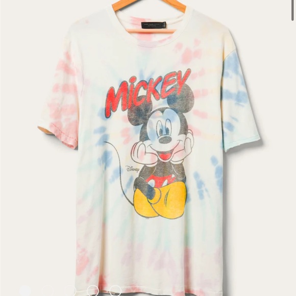 Junk Food Tie Dye Mickey Mouse Tee - Picture 5 of 5
